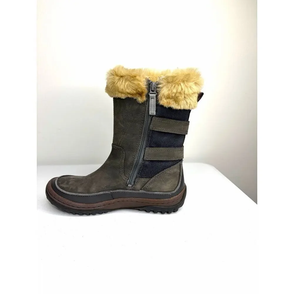 Merrell Decora Chant Waterproof Boots Women’s Sz 7.5 Faux Fur Insulated Winter
